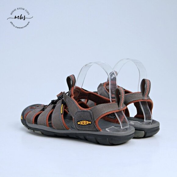 Keen‎ Clearwater Cnx Sandals Raven Tortoise Shell Brown Gray Men US 8, EU 40.5 main image 7